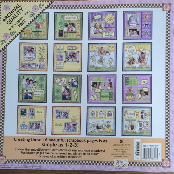 Set of 5 Scrapbooking Kits and Project Book - Picture 4 of 10